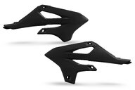 UFO Black Radiator Shroud Set for Yamaha: YZ85 (2022-2027), YZ85 LW (2022-2027)