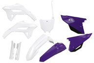 UFO Retro Color w/ Forks Plastic Kit for Honda: CRF250R (2022-2024), CRF450R (2021-2024), CRF450R-S (2023-2024), CRF450RWE (2021-2024)