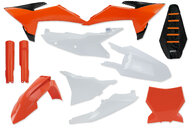 Mix & Match Plastic Kit With Lower Forks & Seat Cover for 25-27 KTM SX, SXF, XC, XCF