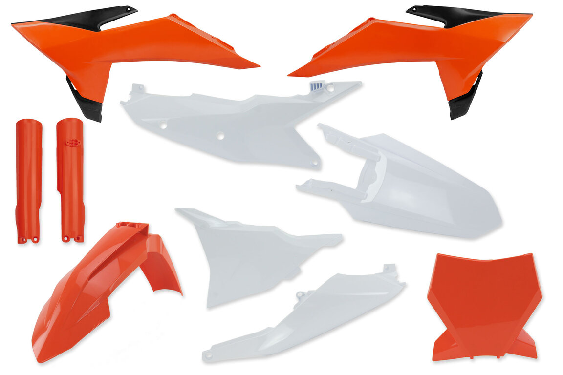 Mix & Match Plastic Kit With Lower Forks for 25-27 KTM SX, SXF, XC, XCF