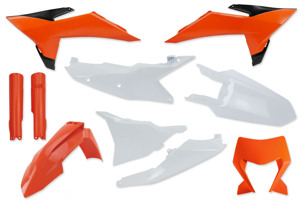 Mix & Match Plastic Kit With Lower Forks for 26-27 KTM EXCF, XCF, XCW