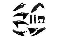 Polisport Black with Forks Plastic Kit for KTM: EXC350F (2024-2025), EXC450F (2024-2025), EXC500F (2024-2025), XCF450W (2024-2025), XCW150 (2024-2025), XCW250 (2024-2025), XCW300 (2024-2025), XCW300 Factory Edition (2025), XW-F 350 (2024), XW-F 500 (2024)