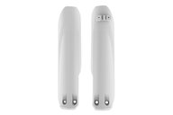 Polisport White Lower Fork Guards for Beta: 125 RR (2019-2024), 125 RR Race Edition (2019-2026), 125 RR X-PRO (2025-2026), 200 RR (2019-2024), 200 RR Race Edition (2021-2026), 200 RR X-PRO 2-Stroke (2025-2026), 250 RR (2019-2024), 250 RR Race Edition (2019-2026), 250 RR X-PRO ...and more