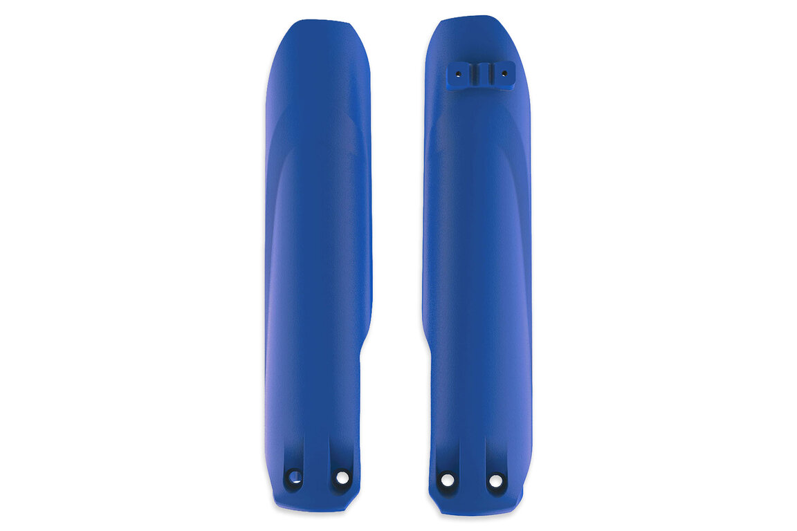 Polisport Blue Lower Fork Guards for Beta: 125 RR (2019-2024), 125 RR Race Edition (2019-2026), 125 RR X-PRO (2025-2026), 200 RR (2019-2024), 200 RR Race Edition (2021-2026), 200 RR X-PRO 2-Stroke (2025-2026), 250 RR (2019-2024), 250 RR Race Edition (2019-2026), 250 RR X-PRO ...and more