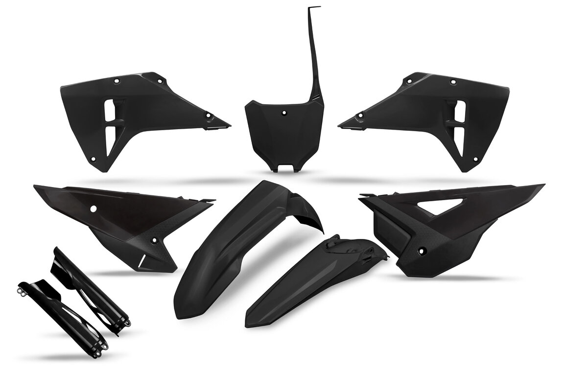 UFO Black Plastic Kit for Honda: CRF250RX (2025-2026), CRF450RX (2025-2026)