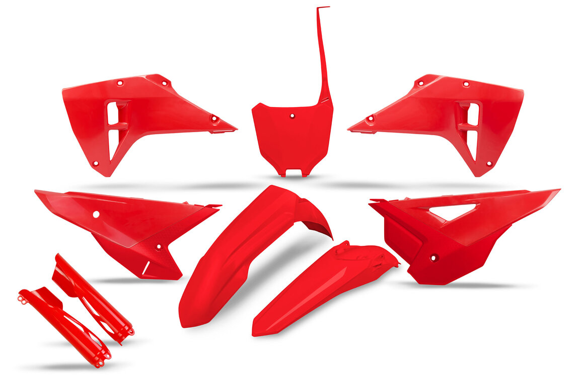 UFO Red Plastic Kit for Honda: CRF250RX (2025-2026), CRF450RX (2025-2026)