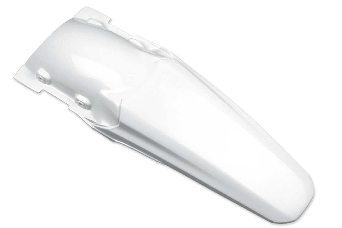 Polisport White Rear Fender for Honda: CRF250R (2006-2007)