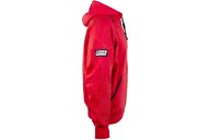 DeCal Works Medium Red Zipper Hoodie Sweatshirt