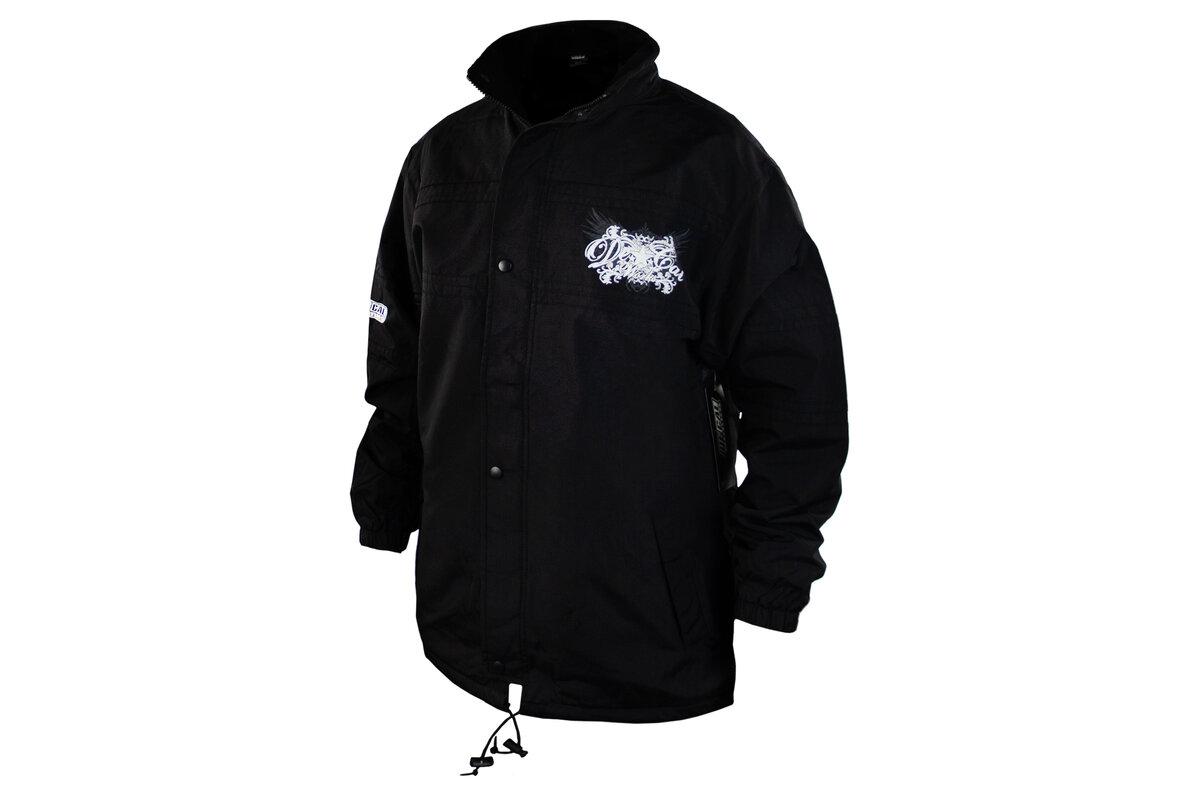 DeCal Works Black Graffiti Jacket Small