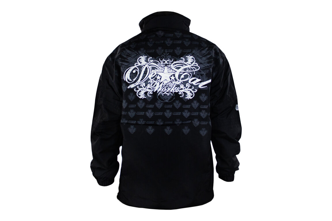 DeCal Works Medium Black Graffiti Jacket