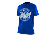 DeCal Works Medium Original Blue T-Shirt with White Logo