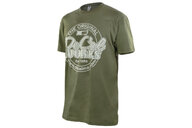 DeCal Works Large Original Olive T-Shirt with White Logo
