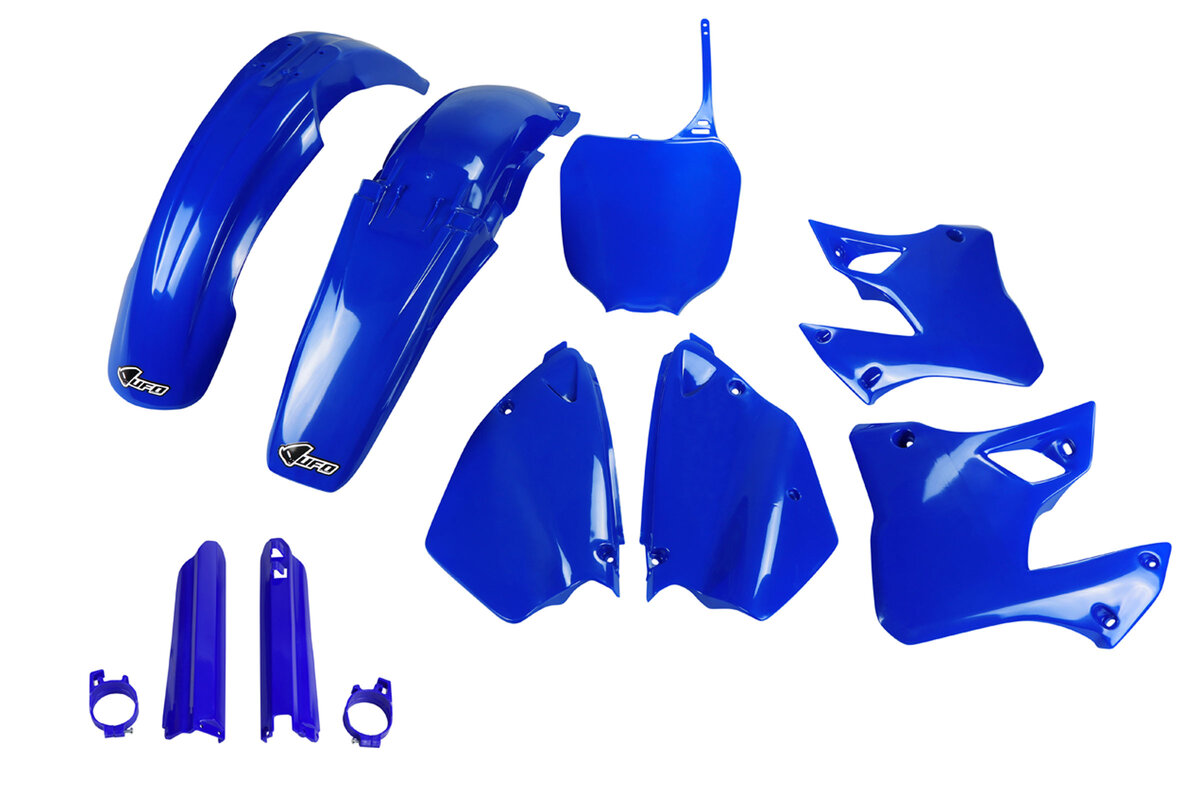 UFO Black with Forks Plastic Kit fits Yamaha: YZ125 (2000-2001