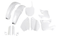 UFO White with Forks Plastic Kit for Yamaha: YZ125 (2000-2001), YZ250 (2000-2001)