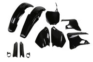 UFO Black w/Forks Plastic Kit for Yamaha: YZ125 (2000-2001), YZ250 (2000-2001)