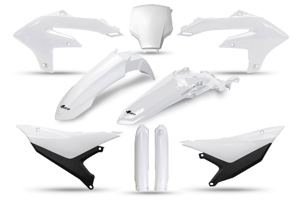 UFO White with Forks Plastic Kit for Yamaha: YZ250F (2027), YZ450F (2026-2027), YZ450FX (2026-2027)