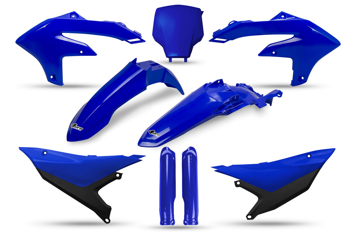 UFO Blue with Forks Plastic Kit for Yamaha: YZ250F (2027), YZ450F (2026-2027), YZ450FX (2026-2027)