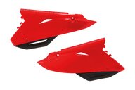 Polisport Red w/ bracket Restyled Side Number Plates for Honda: CR125R (2000-2001), CR250R (2000-2001)