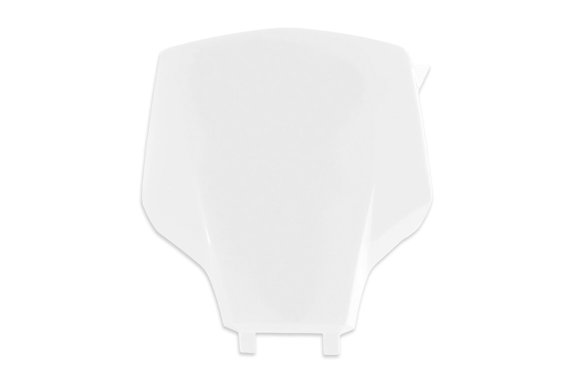 Polisport White Front Number Plate for Yamaha: YZ250F (2027), YZ450F (2026-2027), YZ450FX (2026-2027)