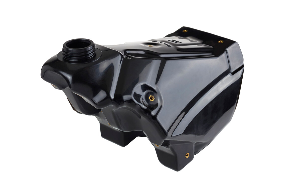 Polisport Black Fuel Tank for Yamaha: YZ125 (2014-2026), YZ250 (2015-2026)