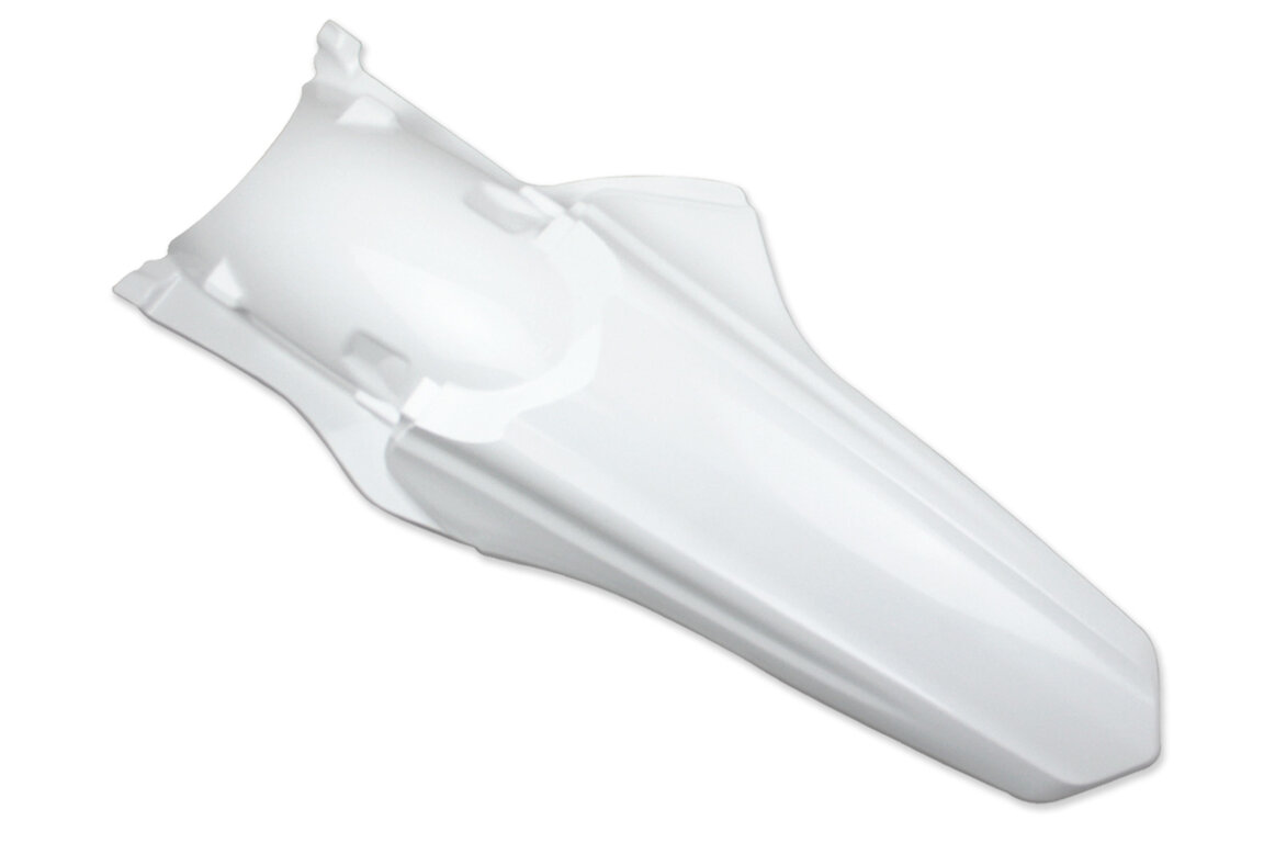 Polisport White Rear Fender for Honda: CRF250R (2010-2013), CRF450R (2009-2012)