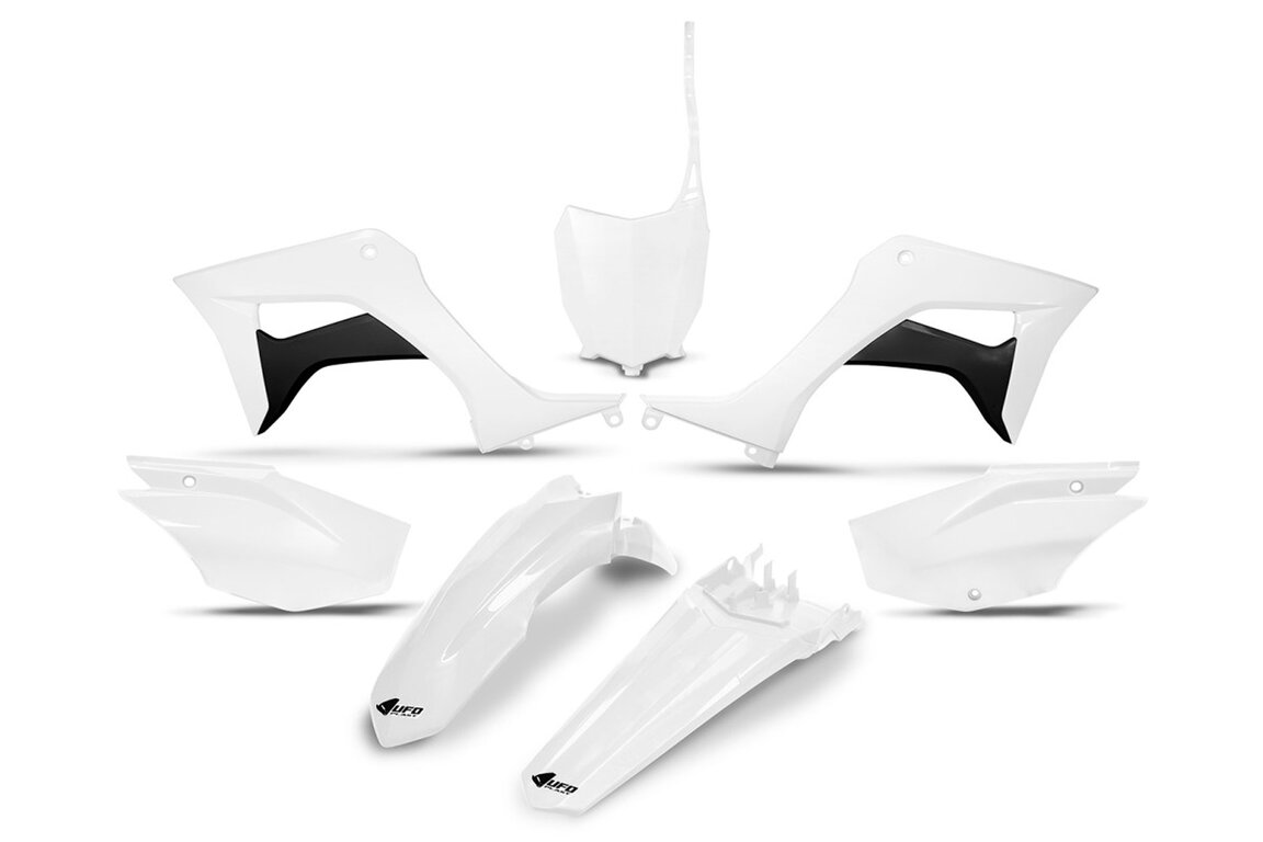 UFO White Plastic Kit for Honda: CRF125F (2019-2027)