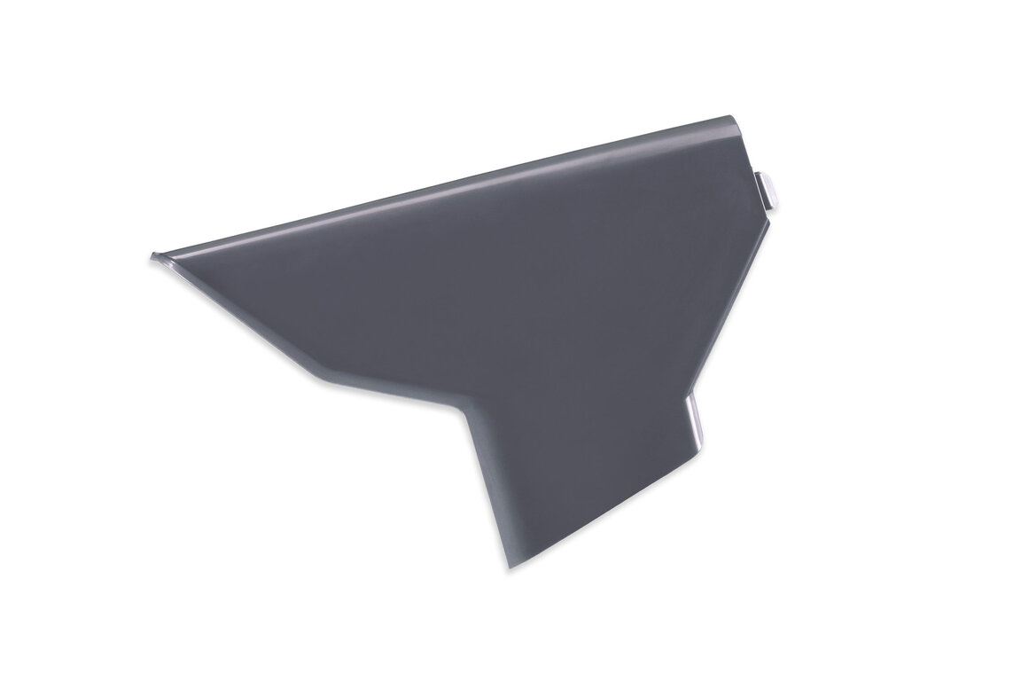Polisport Nardo Grey Airbox Covers for Husqvarna: FC250 (2025-2027), FC250 Factory Edition (2025-2026), FC350 (2025-2027), FC350 Heritage (2025), FC450 (2025-2027), FC450 Factory Edition (2025-2026), FE350s (2026-2027), FE450 (2026), FE501s (2026-2027), FX350 (2025, 2027), FX35...and more