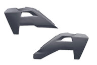 Polisport Nardo Grey Radiator Shroud Set for Husqvarna: FC250 (2025-2027), FC250 Factory Edition (2025), FC350 (2025-2027), FC350 Heritage (2025), FC450 (2025-2027), FC450 Factory Edition (2025-2026), FE350s (2026-2027), FE450 (2026), FE501s (2026-2027), FX350 (2025, 2027), FX350 Her...and more
