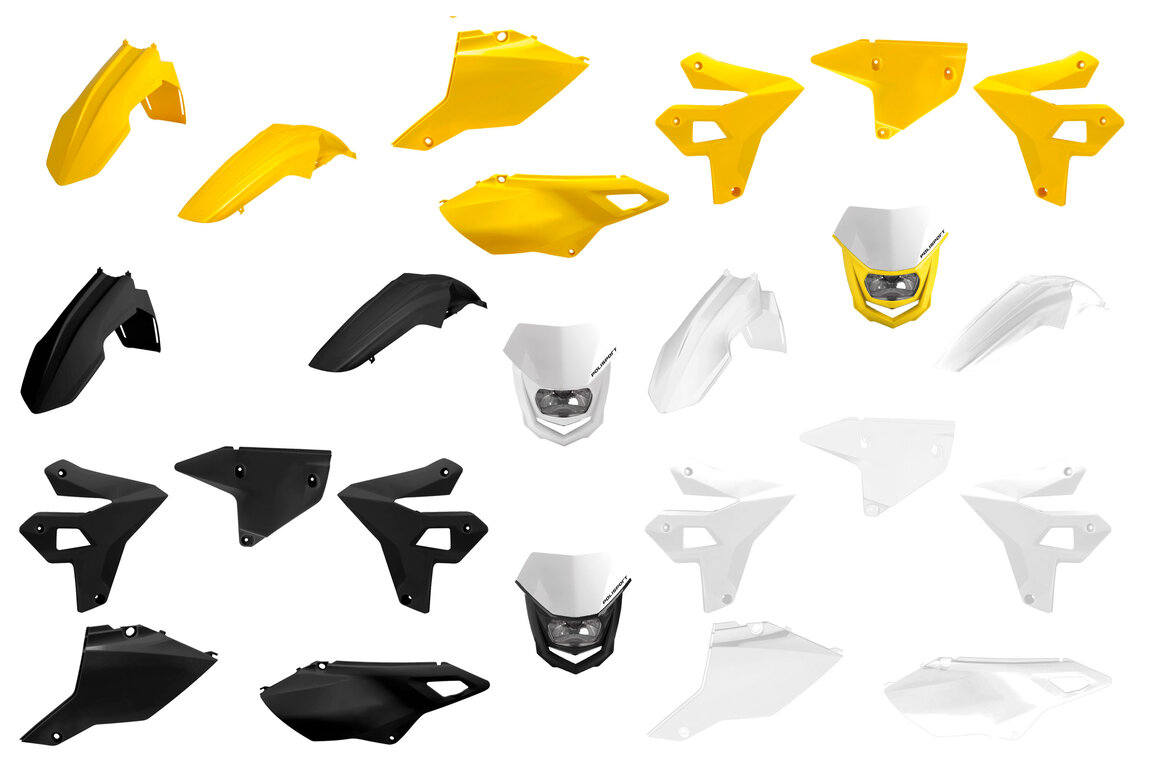 Restyled Plastic Kit w/ Headlight for 00-24 Suzuki DRZ