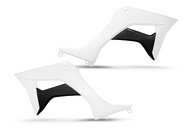UFO White Radiator Shroud Set for Honda: CRF125F (2019-2027)
