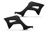 UFO Black Radiator Shroud Set for Honda: CRF125F (2019-2027)