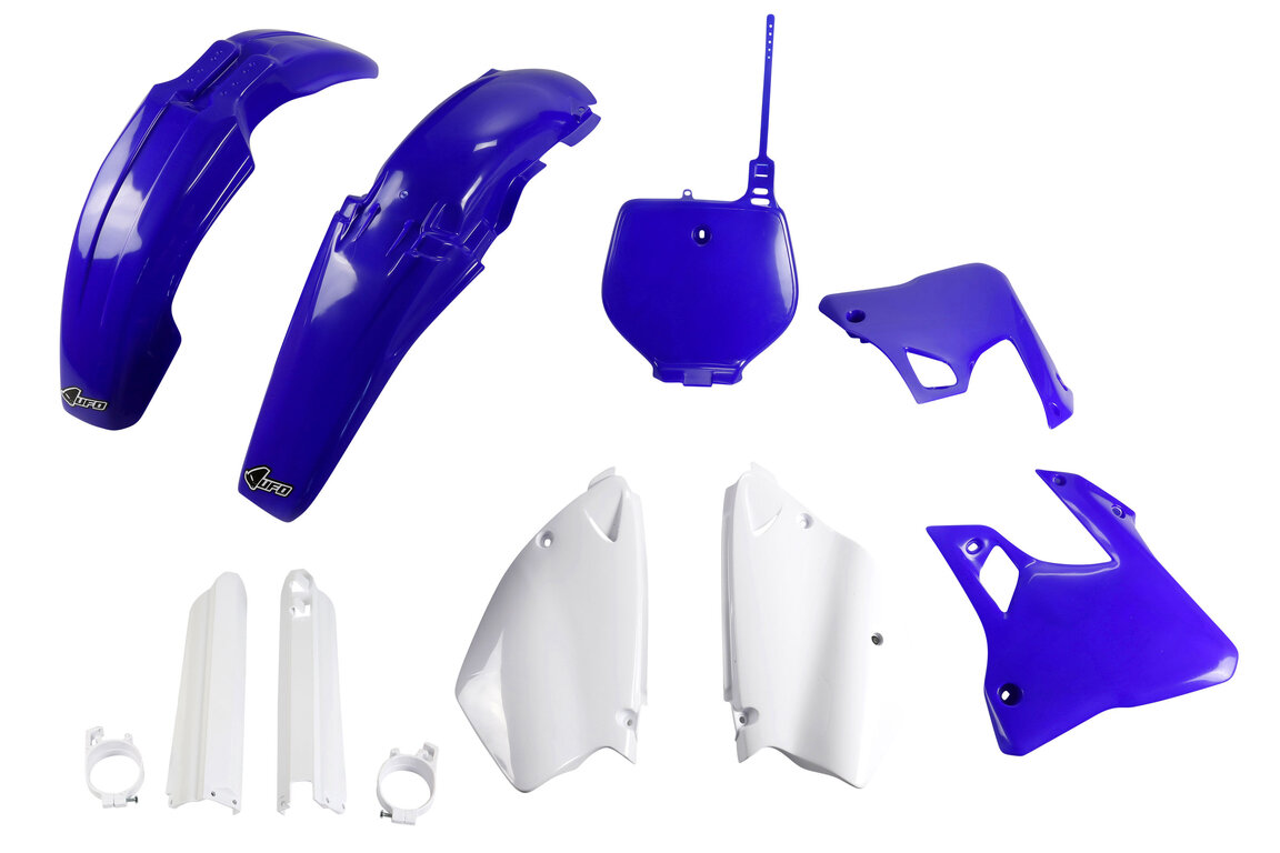 UFO OEM Color with Forks Plastic Kit for Yamaha: YZ125 (1996-1999), YZ250 (1996-1999)