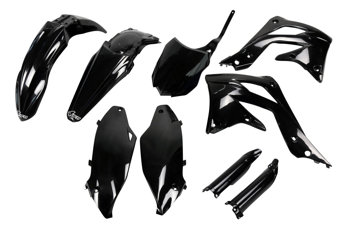 UFO Black with Forks Plastic Kit for Kawasaki: KX450F (2013-2015)