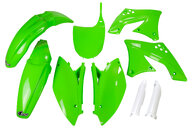 UFO Green with Forks Plastic Kit for Kawasaki: KX450F (2009-2011)