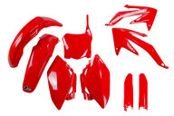 UFO Red with Forks Plastic Kit for Honda: CRF450R (2007-2008)