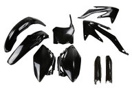 UFO Black with Forks Plastic Kit for Honda: CRF450R (2007-2008)