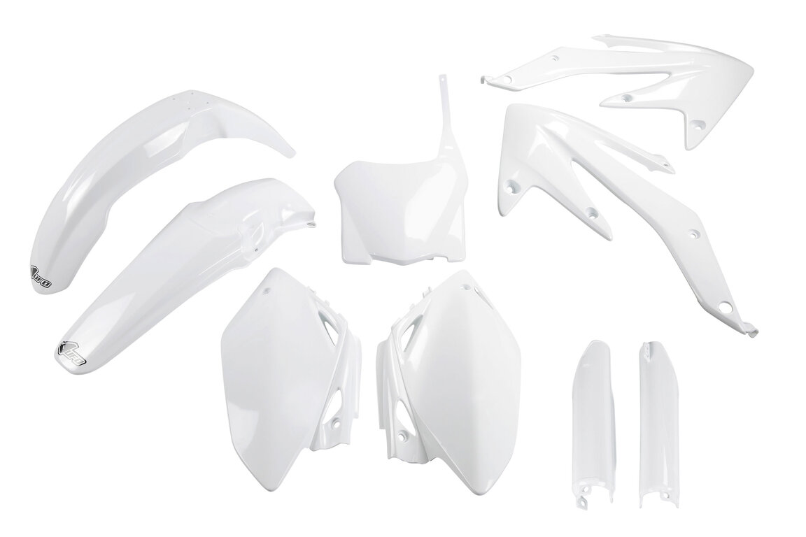 UFO White with Forks Plastic Kit for Honda: CRF450R (2007-2008)