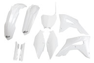 UFO White with Forks Plastic Kit for Honda: CRF250RX (2019-2021), CRF450RX (2017-2020)
