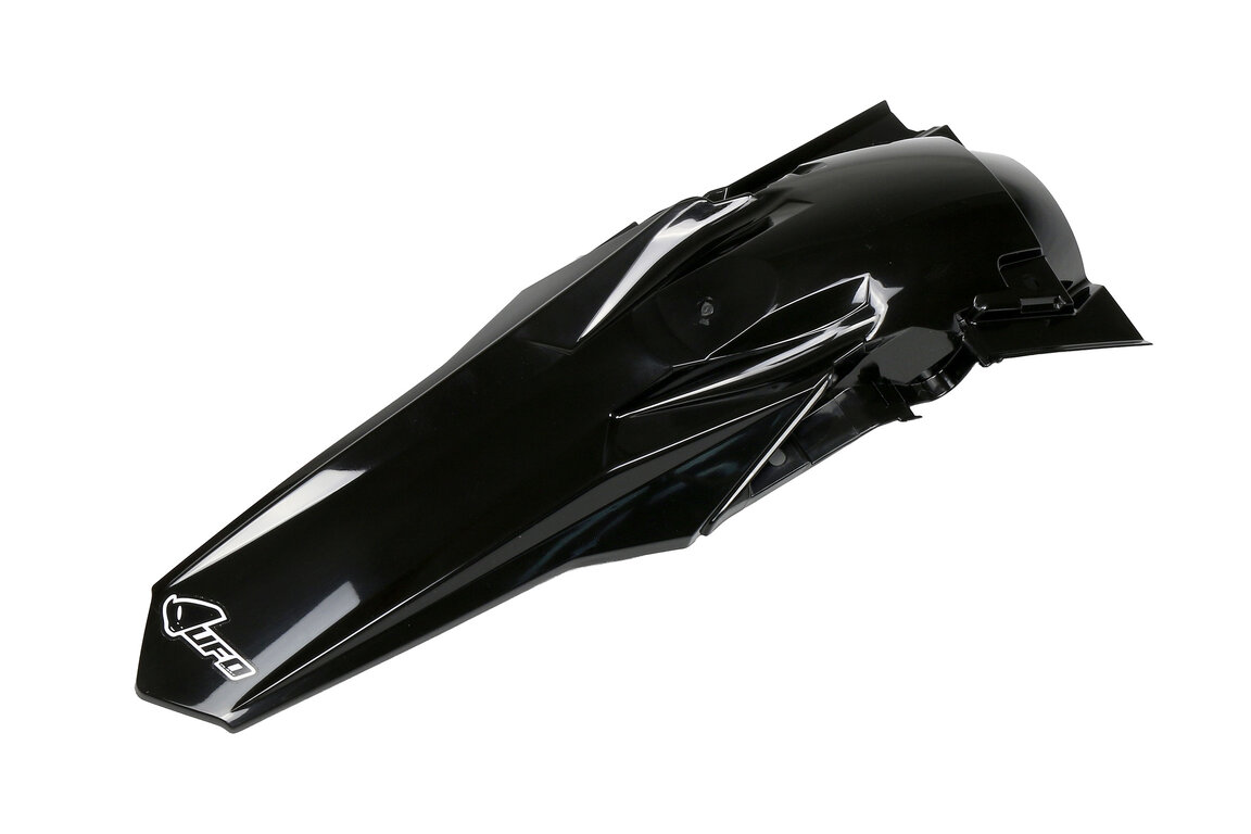 UFO Black Rear Fender for Suzuki: RMZ250 (2019-2026), RMZ450 (2018-2026)