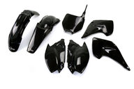 UFO Black Plastic Kit for Kawasaki: KX125 (2003-2007), KX250 (2003-2007)