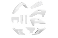 Polisport White with Forks Plastic Kit for Husqvarna: FE350s (2026-2027), FE350s Heritage (2025), FE450 (2026), FE450 Heritage (2025), FE501s (2026-2027), FE501s Heritage (2025), TE150 (2026-2027), TE250 (2026-2027), TE300 (2026-2027), TE300 Heritage (2025), TE300 Pro (2026)