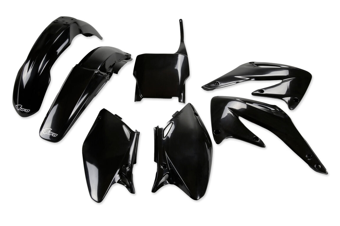 UFO Black Plastic Kit for Honda: CRF450R (2004)