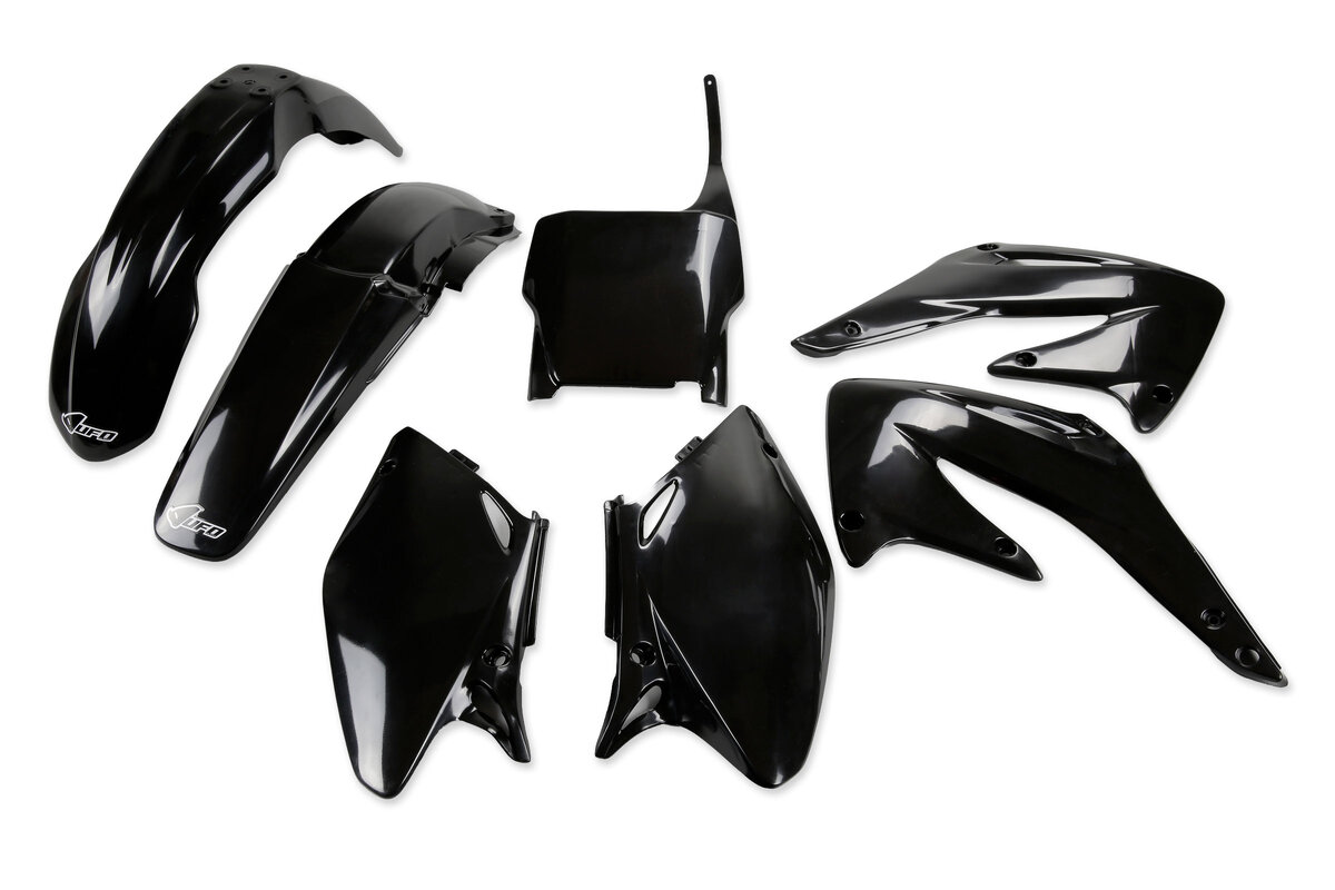 UFO Black Plastic Kit fits Honda: CRF450R (2004)
