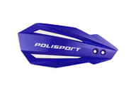 Polisport Blue Bullit Handguard for Yamaha: WR250F (2009-2013, 2015-2027), WR250R/X (2009-2020), WR450F (2008-2027), YZ125 (2008-2027), YZ125X (2020-2027), YZ250 (2008-2027), YZ250F (2008-2027), YZ250FX (2015-2027), YZ250X (2016-2027), YZ450F (2008-2027), YZ450FX (2016-2027)