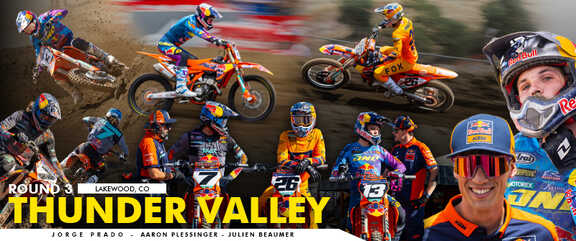 Watch Redbull KTM AMA Pro Motocross Round 3 at Thunder Valley