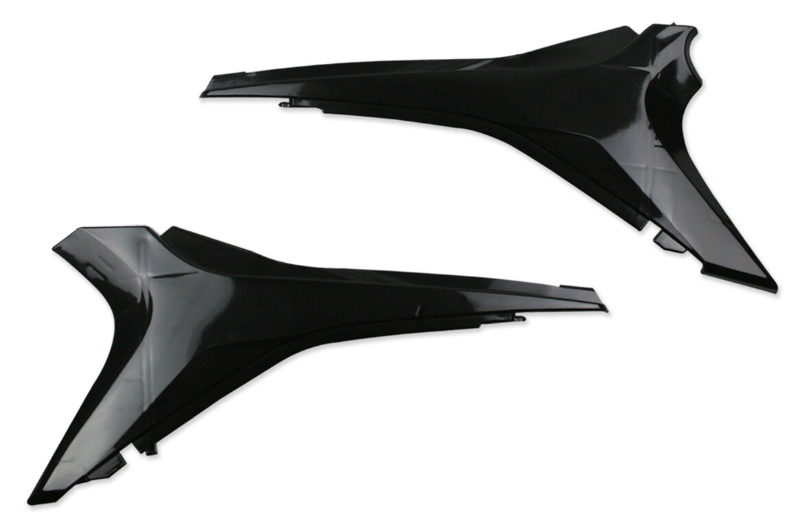 Polisport Black Airbox Covers for Honda: CRF250R (2010-2013), CRF450R (2009-2012)