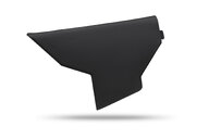UFO Black Airbox Covers for Husqvarna: FC250 (2025-2027), FC250 Factory Edition (2025-2026), FC350 (2025-2027), FC350 Heritage (2025), FC450 (2025-2027), FC450 Factory Edition (2025-2026), FE350s (2026-2027), FE450 (2026), FE501s (2026-2027), FX350 (2025, 2027), FX35...and more