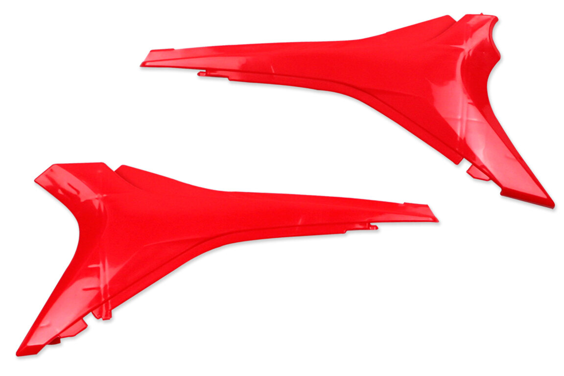UFO Red Airbox Covers for Honda: CRF250R (2010-2013), CRF450R (2009-2012)