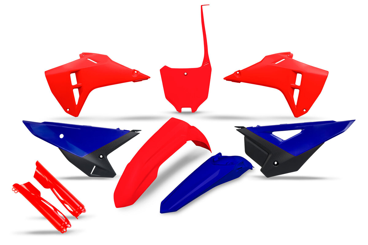 UFO Black with Forks Plastic Kit 25-27 Honda CRF250, CRF450, HRC