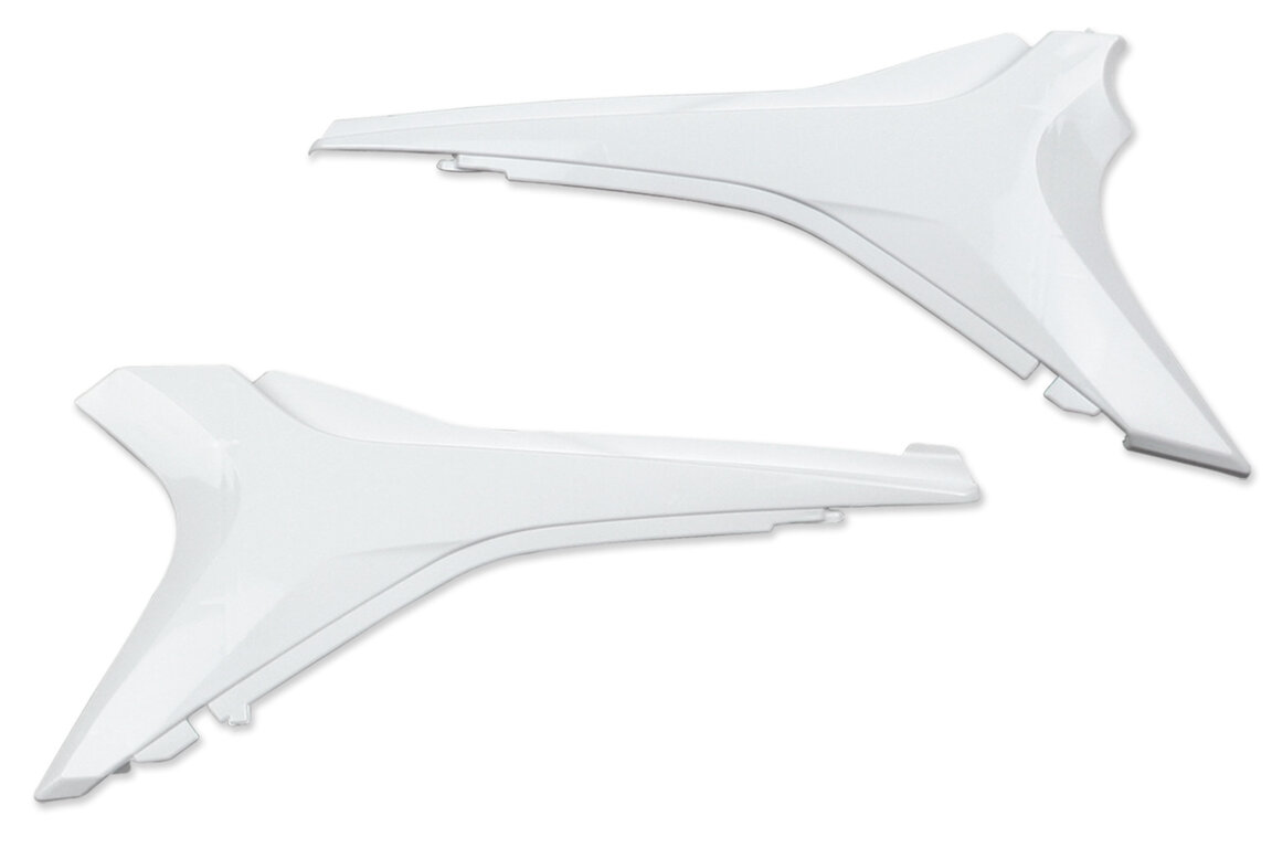 Polisport White Airbox Covers for Honda: CRF250R (2010-2013), CRF450R (2009-2012)